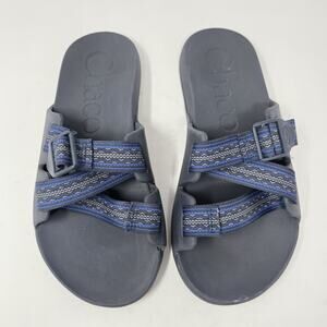 Chaco Chillos Double Buckle Strap Blue Sandals Men's Size 9
